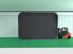 24.150 GHZ industriële deursensor / microwavebewegingsradar met twee relais