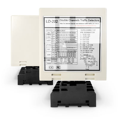 kopen 17 Dip Switch Dual Channel Loop Detector 15μH-2000μH Zelfdraaibereik online vervaardiging