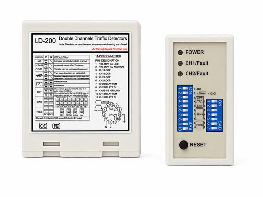 kopen Vehicle Loop Detector for Industrial Gate Control with Dual Channel Detection and Relay Output online vervaardiging