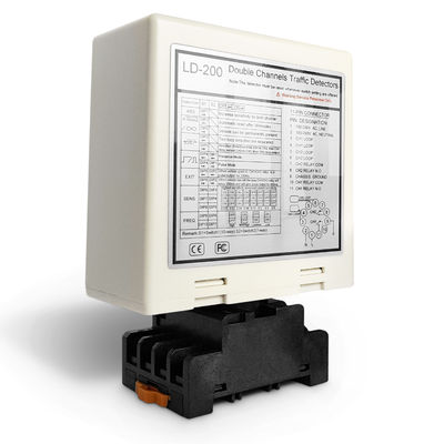 Witte dubbelkanaalsloopdetector 10MS - 90MS inductieve lusdetector