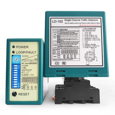 High-Performance Vehicle Loop Detector Single Channel Snelle reactie & betrouwbaar