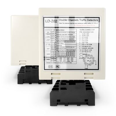 Relais-uitgang-relais-aanwezigheid-dual-channel-detector voor AGV-veiligheid-botsingspreventie Real-time LED-diagnostiek Robuust
