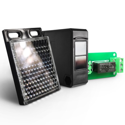 Waterdichte reflecterende fotosensor IRR-7R voor industriële automatisering.